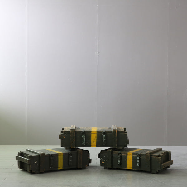 C742 ヴィンテージ ミリタリーボックス H21/W73/D36