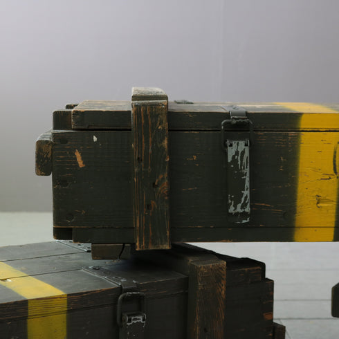 C742 ヴィンテージ ミリタリーボックス H21/W73/D36