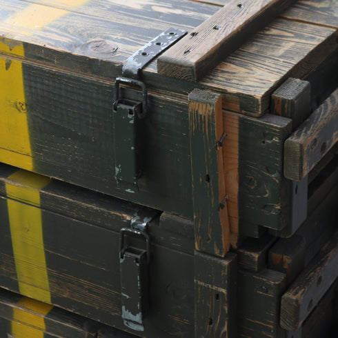 C742 ヴィンテージ ミリタリーボックス H21/W73/D36