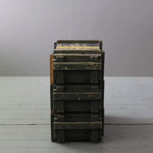 C742 ヴィンテージ ミリタリーボックス H21/W73/D36