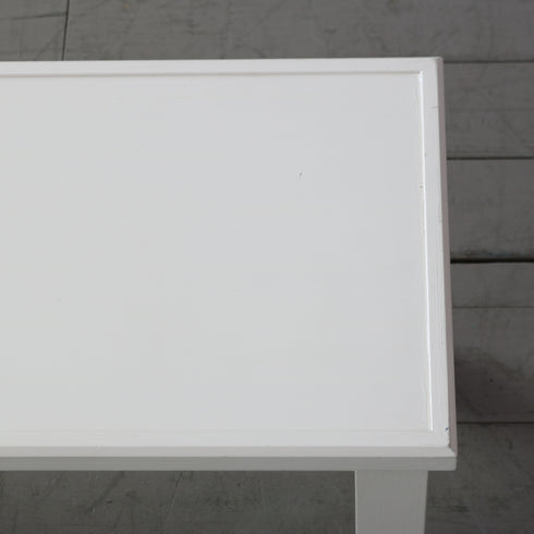 展示台 テーブル ベンチ 白 木製 什器 高さ45㎝ 幅100㎝ 奥行き40㎝ 【C758】