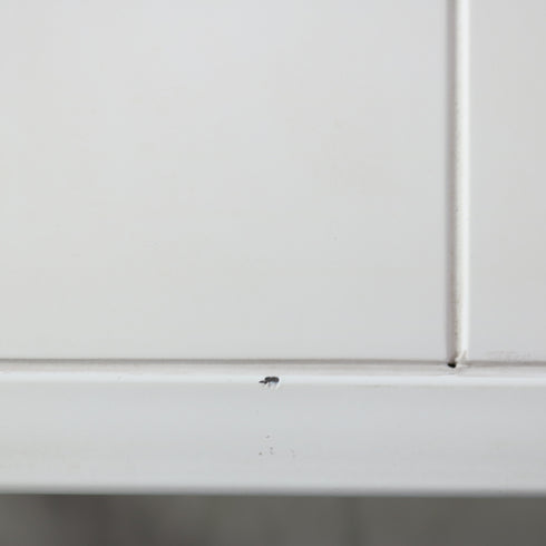 展示台 テーブル アイアンフレーム 白 什器 高さ60㎝ 幅110㎝ 奥行き45㎝ 【C759】