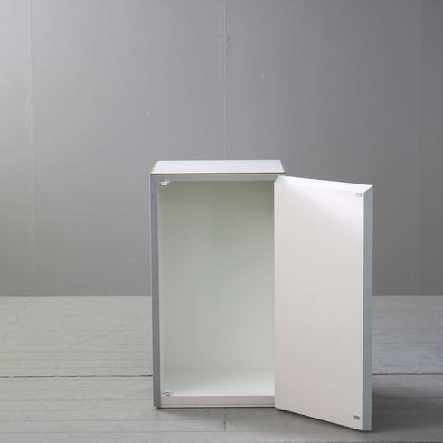 キャビネット 展示台 収納ボックス 木製 什器 高さ80㎝ 幅45㎝ 奥行き45㎝ 【C766】