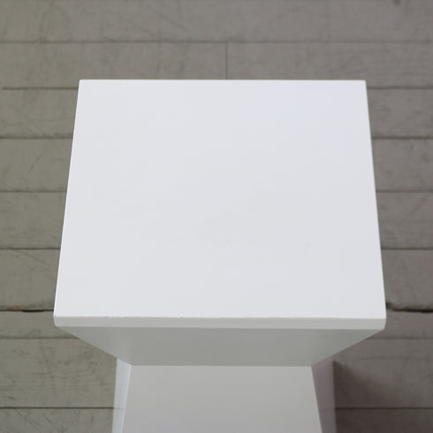 サイドテーブル 展示台 白 木製 什器 高さ70㎝ 幅38㎝ 奥行き38㎝ 【配送ランクA】【C769】