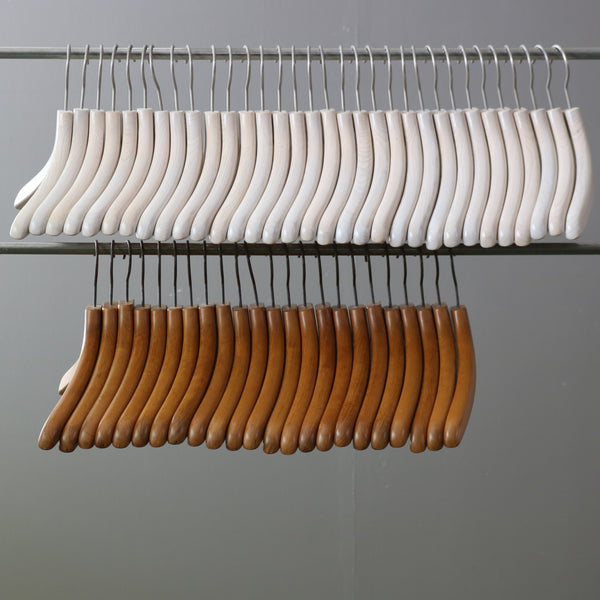 ハンガー 木製 55本 2種類 H24/W41.5/D4.5 【E778】