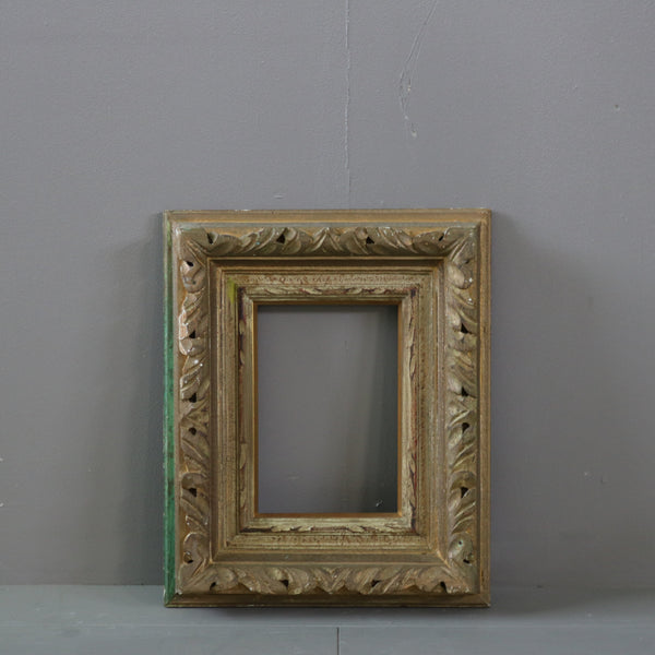 ヴィンテージ額縁 木製 ナチュラル H40/W33/D6.5 【G790】