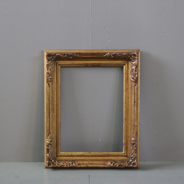 ヴィンテージ額縁 木製 ゴールド H44.5/W35/D4 【G791】