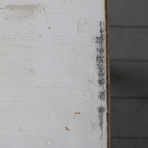 アンティーク調テーブル 白 木製 高さ71㎝ 幅152㎝ 奥行き86㎝ 【C793】