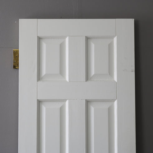 アンティーク調扉 白 木製 高さ197㎝ 幅59㎝ 奥行き3.5㎝ 【C794】