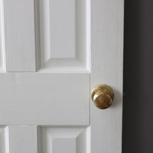 アンティーク調扉 白 木製 高さ197㎝ 幅59㎝ 奥行き3.5㎝ 【C794】