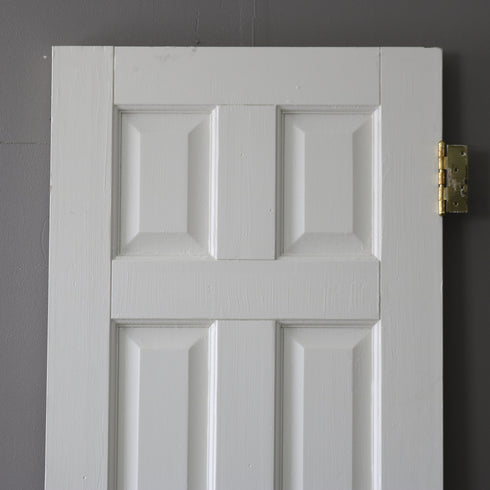 アンティーク調扉 白 木製 高さ197㎝ 幅59㎝ 奥行き3.5㎝ 【C794】