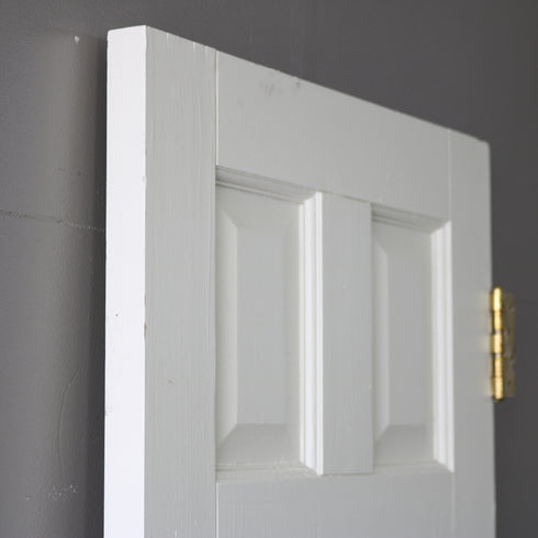 アンティーク調扉 白 木製 高さ197㎝ 幅59㎝ 奥行き3.5㎝ 【C794】