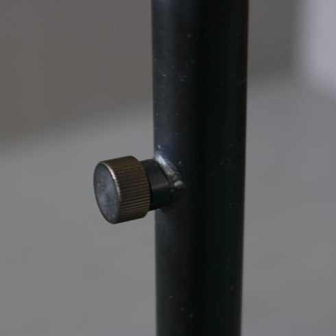 T字ハンガーラック 黒 伸縮 金属製 高さ112㎝ 幅53㎝ 奥行き43㎝ 【A799】