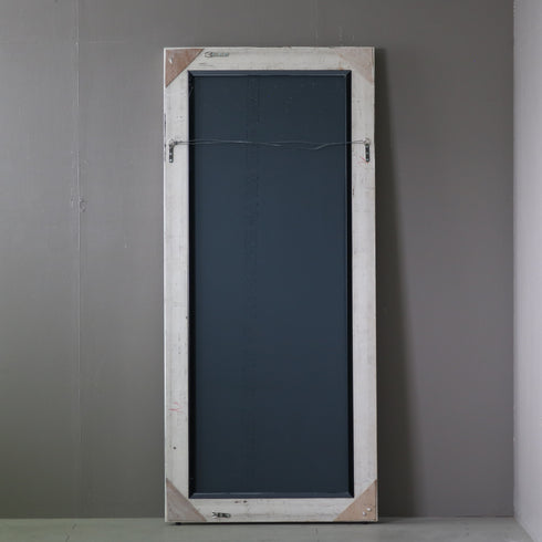 アンティーク調ミラー 木製 什器 高さ181㎝ 幅80㎝ 奥行き6㎝ 【D801】