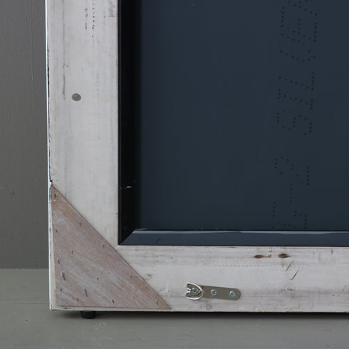 アンティーク調ミラー 木製 什器 高さ181㎝ 幅80㎝ 奥行き6㎝ 【D801】