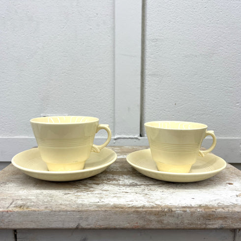 Woods Ware(ウッズウェア) ジャスミン カップ&ソーサー(小・170㎖)|イギリス ヴィンテージ食器