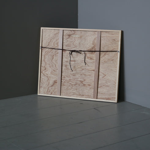 ヴィンテージ ウォールアート 鳥モチーフ ドローイング風 ナチュラル木製フレーム K29【配送料金ランクS】