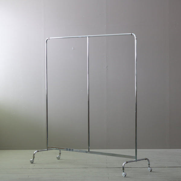 ハンガーラック 金属製 キャスター付き 高さ161㎝ 幅152㎝ 奥行き47㎝ 【配送ランクF】【A804】