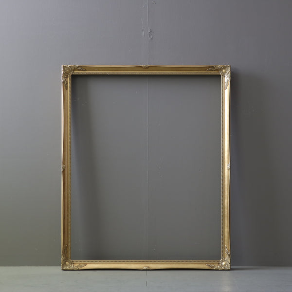 ヴィンテージ額縁 木製 ゴールド H104.5/W86.5/D6.5 【配送ランクB】【G808】