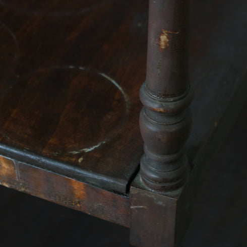 【C810】 アンティーク シェルフ 木製 英国家具 高さ119㎝ 幅58㎝ 奥行き57㎝