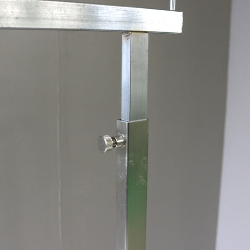 ハンガーラック 伸縮 金属製 什器 高さ122㎝ 幅120㎝ 奥行45㎝ 【配送ランクD】【A5】
