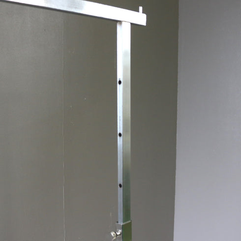 ハンガーラック 伸縮 金属製 什器 高さ122㎝ 幅120㎝ 奥行45㎝ 【配送ランクD】【A5】