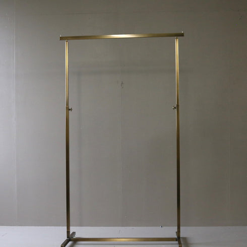 A6 ハンガーラック 伸縮 金属製 什器 高さ111㎝ 幅90㎝ 奥行45㎝