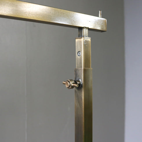 A6 ハンガーラック 伸縮 金属製 什器 高さ111㎝ 幅90㎝ 奥行45㎝