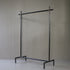 A13 黒ハンガーラック 金属製 什器 高さ155㎝ 幅120㎝ 奥行48㎝