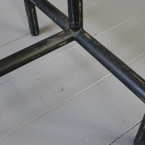 A13 黒ハンガーラック 金属製 什器 高さ155㎝ 幅120㎝ 奥行48㎝