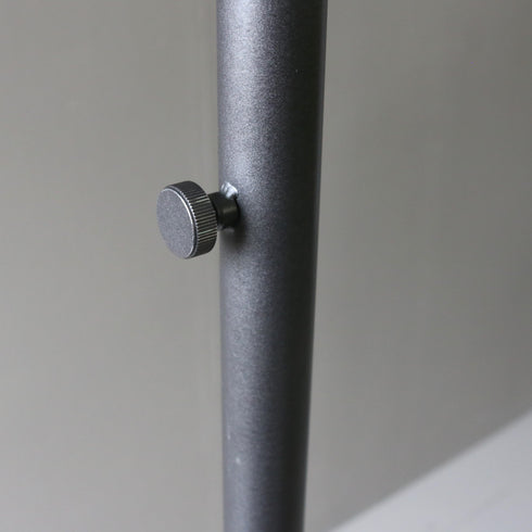 A14 黒ハンガーラック 伸縮 金属製 什器 高さ138㎝ 幅125㎝ 奥行46㎝