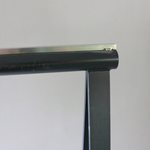 A19 黒ハンガーラック 金属製 什器 高さ161㎝ 幅67㎝ 奥行50㎝