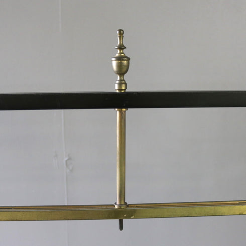 A21 ハンガーラック 伸縮 ウッド×アイアン 什器 高さ155㎝ 幅110㎝ 奥行40㎝