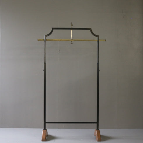 A23 ハンガーラック伸縮ウッド×アイアン什器高さ154㎝幅90㎝奥行40㎝