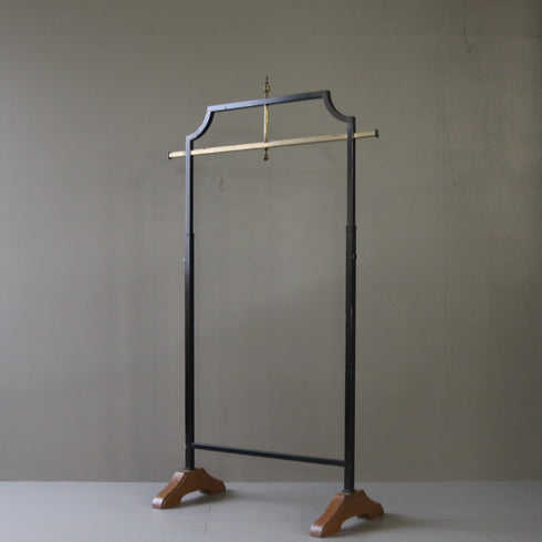 A23 ハンガーラック伸縮ウッド×アイアン什器高さ154㎝幅90㎝奥行40㎝