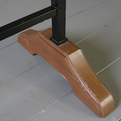 A23 ハンガーラック伸縮ウッド×アイアン什器高さ154㎝幅90㎝奥行40㎝