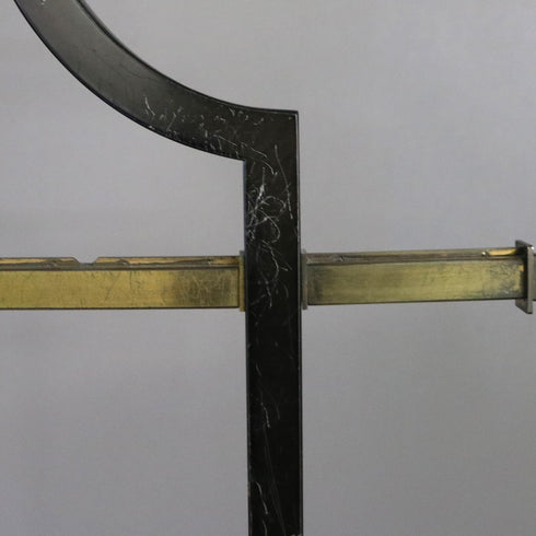 A24 ハンガーラック 伸縮 ウッド×アイアン 什器 高さ154㎝ 幅90㎝ 奥行40㎝