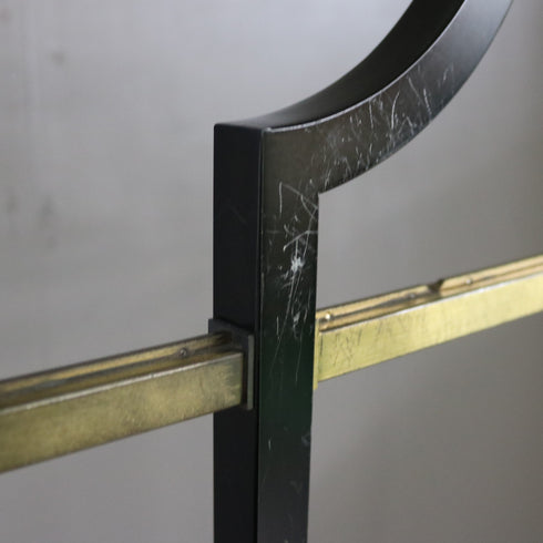 A24 ハンガーラック 伸縮 ウッド×アイアン 什器 高さ154㎝ 幅90㎝ 奥行40㎝