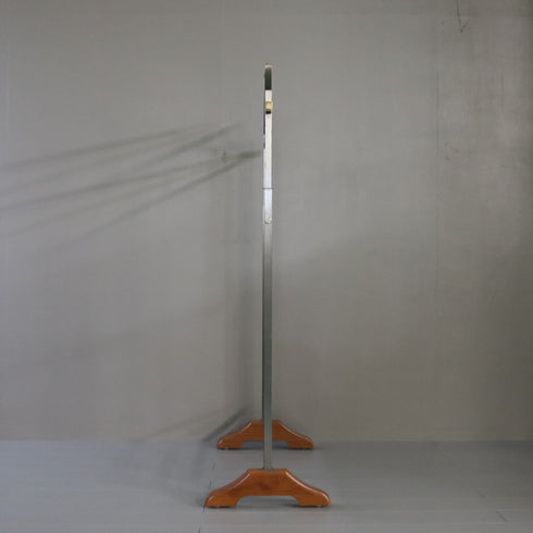 A25 ハンガーラック 伸縮 ウッド×アイアン 什器 高さ149㎝ 幅119㎝ 奥行40㎝