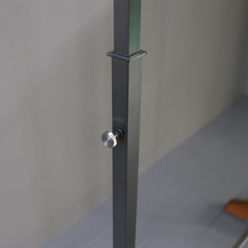 A25 ハンガーラック 伸縮 ウッド×アイアン 什器 高さ149㎝ 幅119㎝ 奥行40㎝