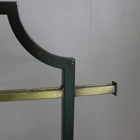 A31 ハンガーラック 伸縮 ウッド×アイアン 什器 高さ155㎝ 幅110㎝ 奥行40㎝