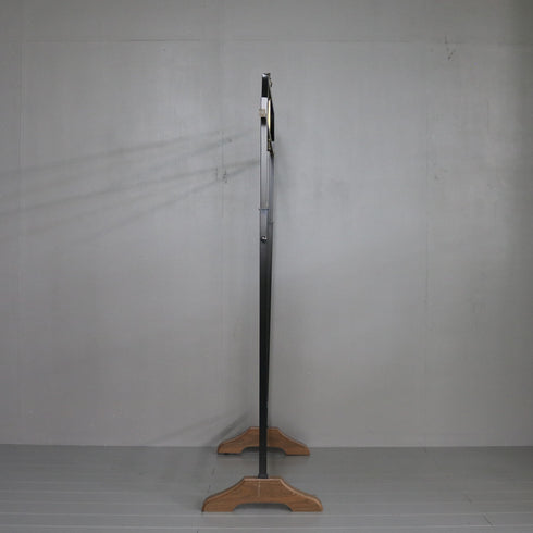 A32 ハンガーラック 伸縮 ウッド×アイアン 什器 高さ154㎝ 幅110㎝ 奥行40㎝