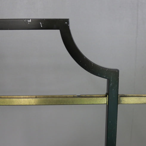 A32 ハンガーラック 伸縮 ウッド×アイアン 什器 高さ154㎝ 幅110㎝ 奥行40㎝