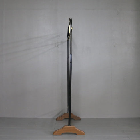 A33 ハンガーラック 伸縮 ウッド×アイアン 什器 高さ154㎝ 幅110㎝ 奥行40㎝