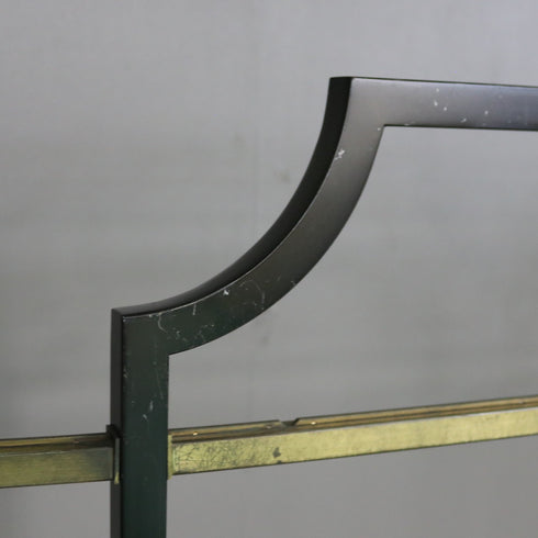 A33 ハンガーラック 伸縮 ウッド×アイアン 什器 高さ154㎝ 幅110㎝ 奥行40㎝