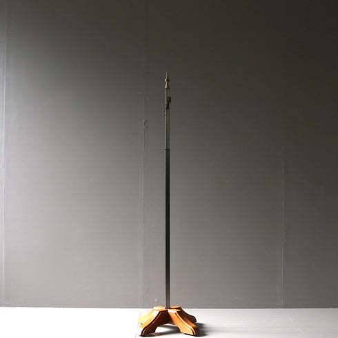 A34 T字ハンガーラック 伸縮 ウッド×アイアン 什器 高さ143㎝ 幅63㎝ 奥行34㎝