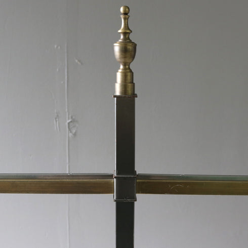 A34 T字ハンガーラック 伸縮 ウッド×アイアン 什器 高さ143㎝ 幅63㎝ 奥行34㎝