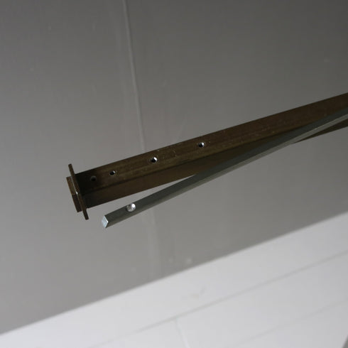 A34 T字ハンガーラック 伸縮 ウッド×アイアン 什器 高さ143㎝ 幅63㎝ 奥行34㎝