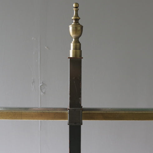 A35 T字ハンガーラック 伸縮 ウッド×アイアン 什器 高さ143㎝ 幅63㎝ 奥行34㎝