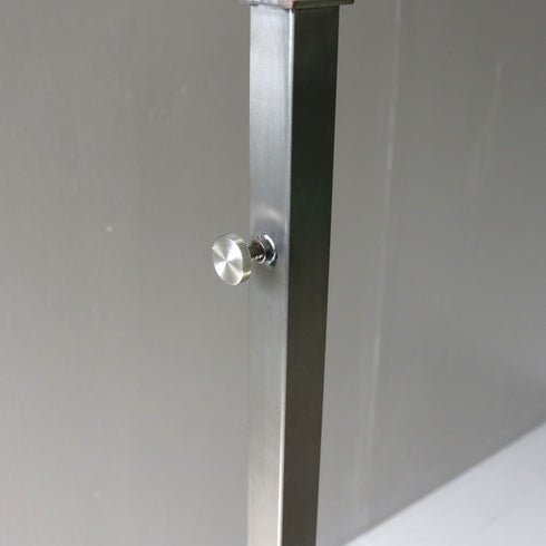 A36 T字ハンガーラック 伸縮 ウッド×アイアン 什器 高さ143㎝ 幅63㎝ 奥行34㎝